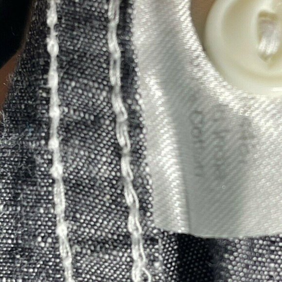 HUDSON AND BARROW NYC Mens Sz L Gray Cotton Shirt - Picture 5 of 6